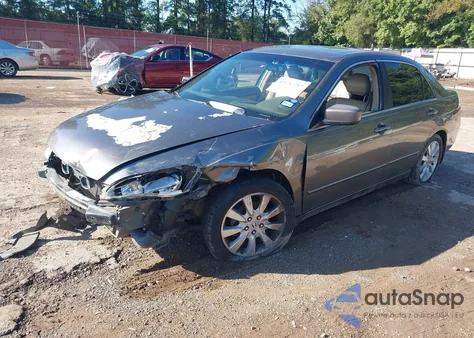 2007 Honda Accord 3.0 Ex из США, поврежденный, VIN 1HGCM66827A056058